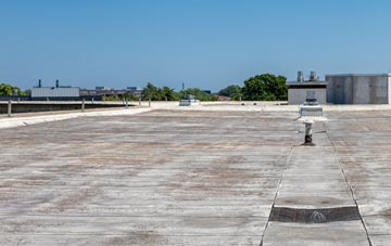 Sideway commercial flat roofing