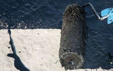 Sideway liquid sealant waterproofing