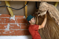 Sideway tapered roof insulation